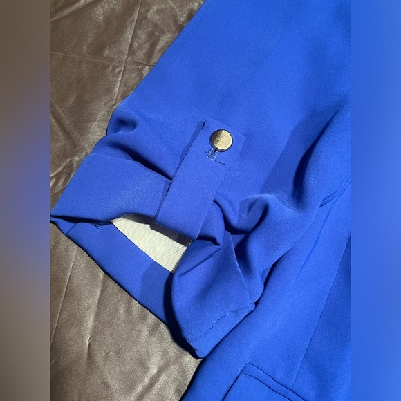 Zara Cobalt Blazer. Size L. - Picture 2 of 3